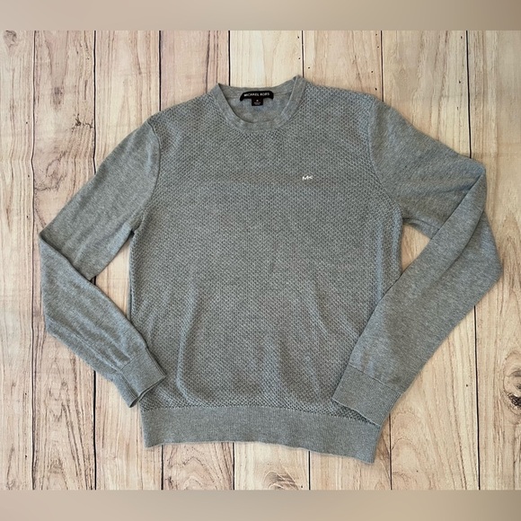 Michael Kors Gray Men's Sweater/size M - Picture 4 of 7
